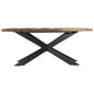 vidaXL Dining Table 70.9"x35.4"x29.9" Solid Reclaimed Wood, 285966