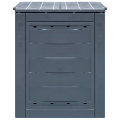 Garden Composters 2 pcs Gray 23.6"x23.6"x28.7" 137.4 gal