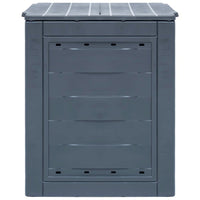 Garden Composters 3 pcs Gray 23.6"x23.6"x28.7" 206.1 gal