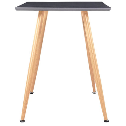 vidaXL Dining Table Gray and Oak 47.2"x23.6"x29.1" MDF, 248310