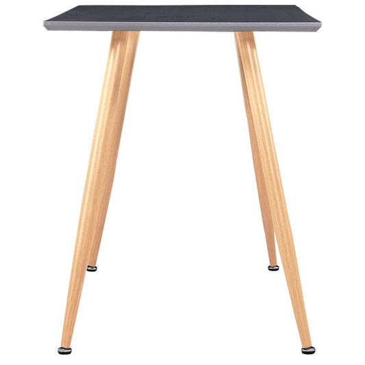 vidaXL Dining Table Gray and Oak 47.2"x23.6"x29.1" MDF, 248310