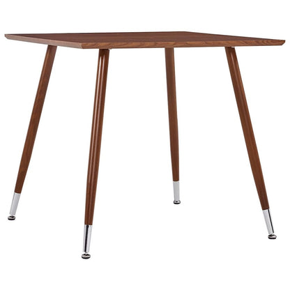 vidaXL Dining Table Brown 31.7"x31.7"x28.7" MDF, 248314