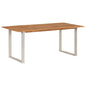 vidaXL Dining Table 70.9"x35.4"x29.9" Solid Acacia Wood 6476