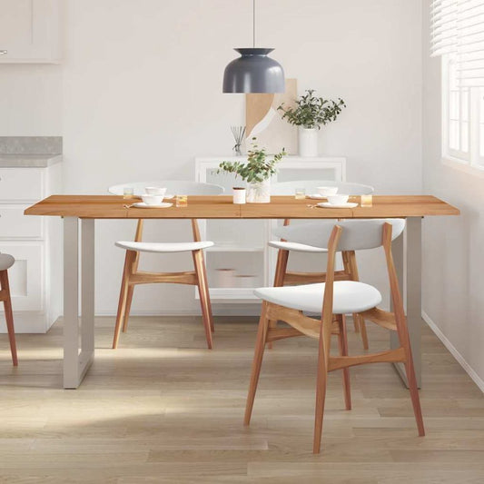 vidaXL Dining Table 70.9"x35.4"x29.9" Solid Acacia Wood 6476