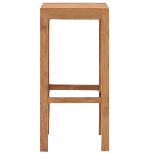 Bar Stools 4 pcs Solid Wood Teak