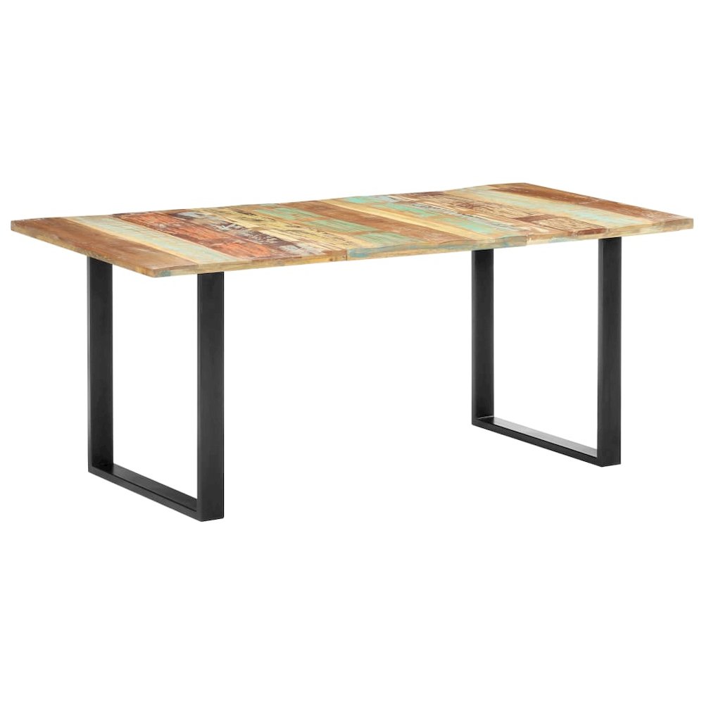 vidaXL Dining Table 70.9"x35.4"x29.9" Solid Reclaimed Wood, 285830