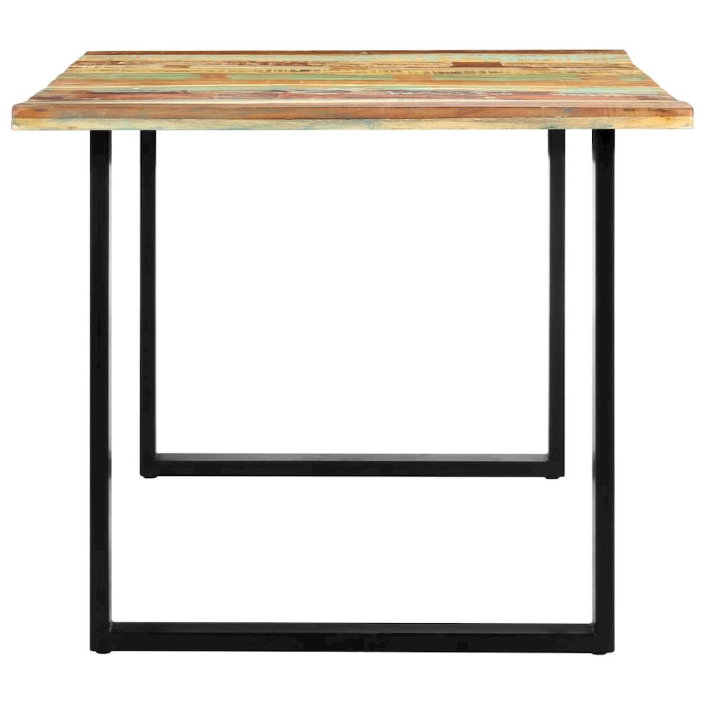 vidaXL Dining Table 70.9"x35.4"x29.9" Solid Reclaimed Wood, 285830