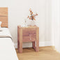 Bedside Cabinet Natural Teak Solid Teak Wood