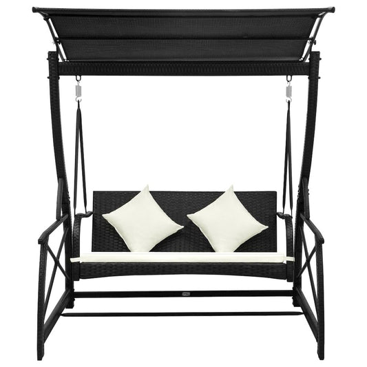Swing Bench Black, Cream White
