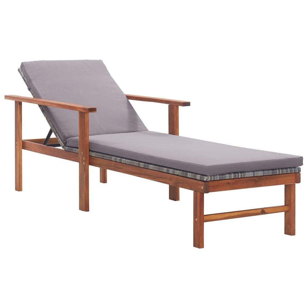 Sunlounger Grey, Dark Grey