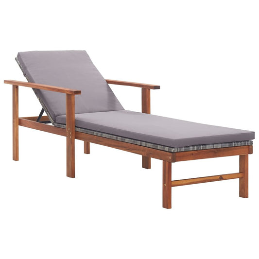 Sunlounger Grey, Dark Grey