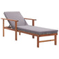 Sunlounger Grey, Dark Grey