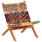 Chair Multicolours Chindi fabric, solid acacia wood Standard