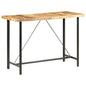 vidaXL Bar Table 59.1"x27.6"x42.1" Rough Mango Wood, 286612