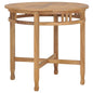 vidaXL Dining Table Ø 31.5" Solid Teak Wood 9427