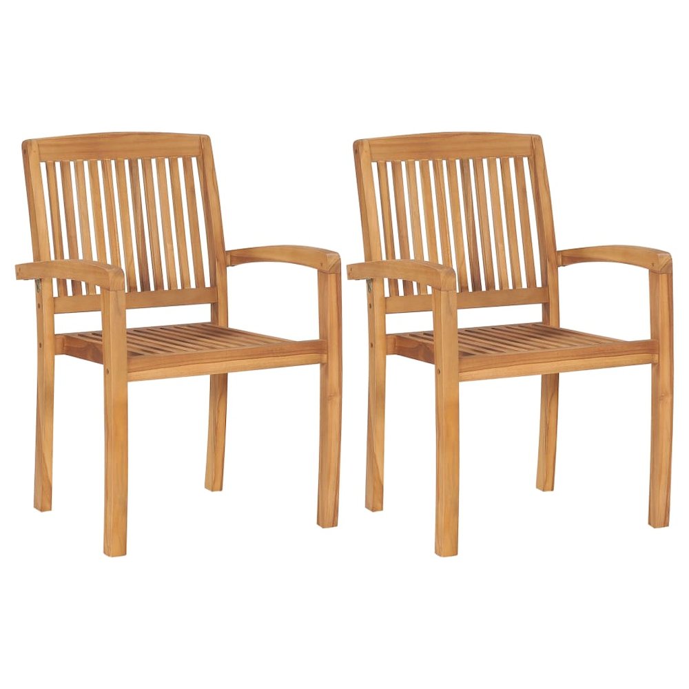 Stacking Dining Chair Set of 2