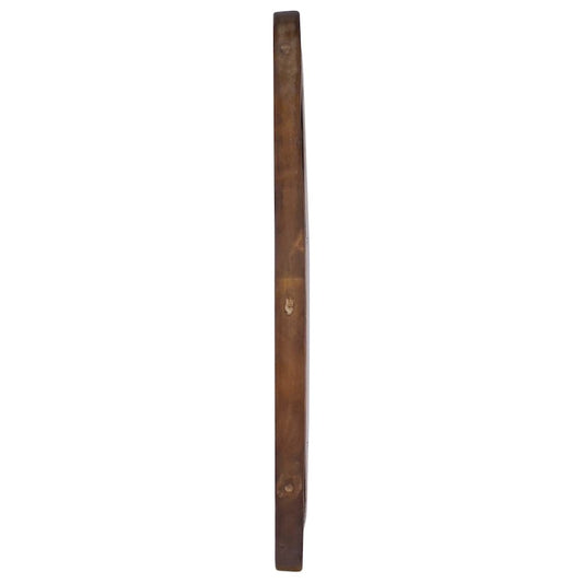 vidaXL Wall Mirror 23.6" Teak Round, 288806
