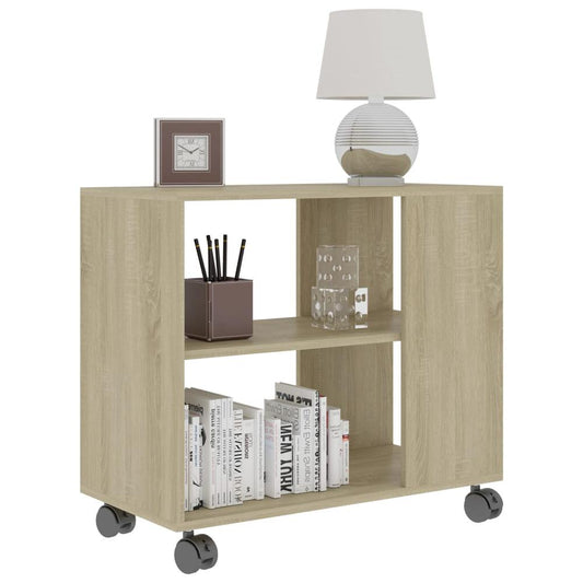 vidaXL Side Table Sonoma Oak 27.6"x13.8"x21.7" Chipboard, 802123
