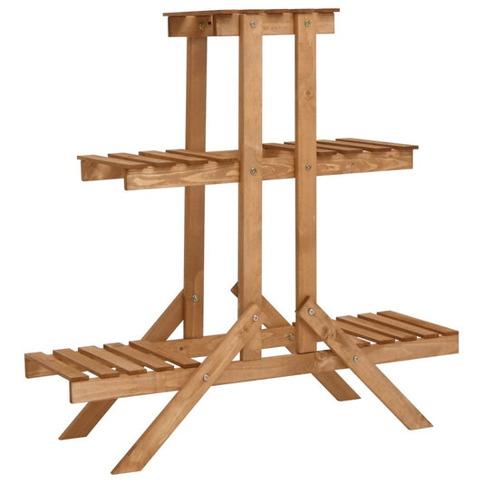 vidaXL Plant Stand 32.7"x9.8"x32.7" Firwood 7234