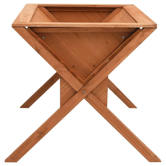 vidaXL Planter 35.4"x21.7"x22" Firwood 7241