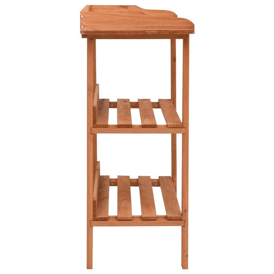vidaXL Plant Stand 29.9"x14.6"x35" Firwood 7244
