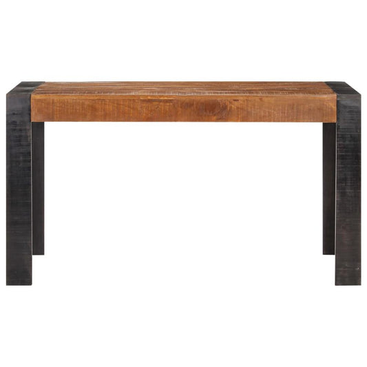 Dining Table 55.1"x27.6"x29.9" Solid Rough Mango Wood
