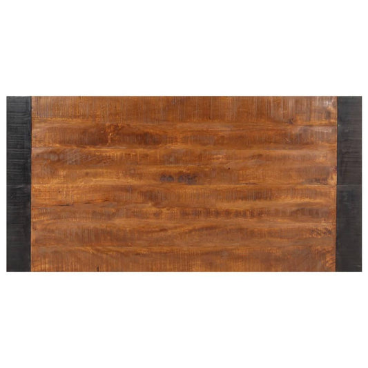 Dining Table 55.1"x27.6"x29.9" Solid Rough Mango Wood