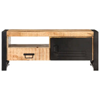 vidaXL Coffee Table 39.4"x19.7"x15.7" Rough Mango Wood, 320194