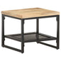 vidaXL Side Table 15.7"x15.7"x13.8" Solid Mango Wood 0241