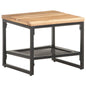 vidaXL Side Table 15.7"x15.7"x13.8" Solid Acacia Wood 0243