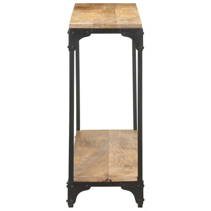 vidaXL Console Table 43.3"x11.8"x29.5" Solid Mango Wood 0259