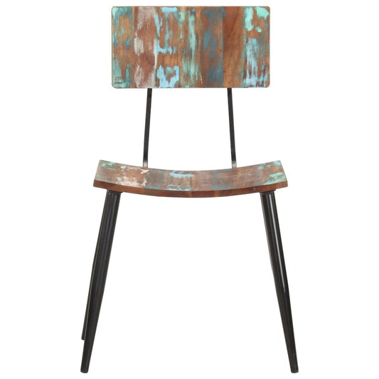 Dining Chairs 4 pcs Solid Reclaimed Wood