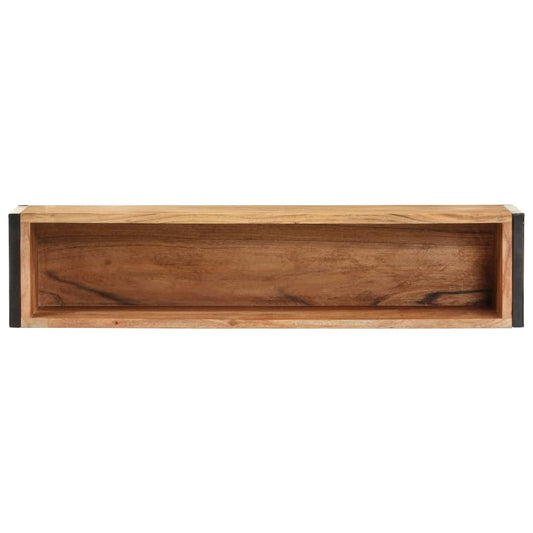 vidaXL Planter 35.4"x7.9"x26.8" Solid Acacia Wood