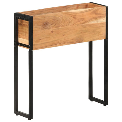 vidaXL Planter 23.6"x7.9"x26.8" Solid Acacia Wood