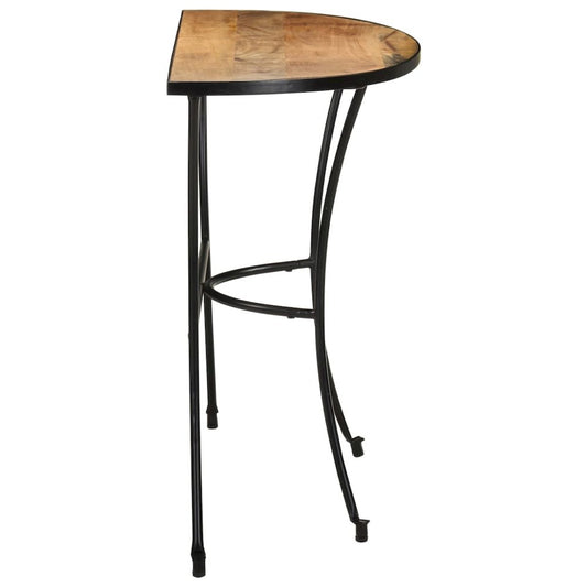 vidaXL Side Table 43.3"x15.7"x30.3" Solid Mango Wood