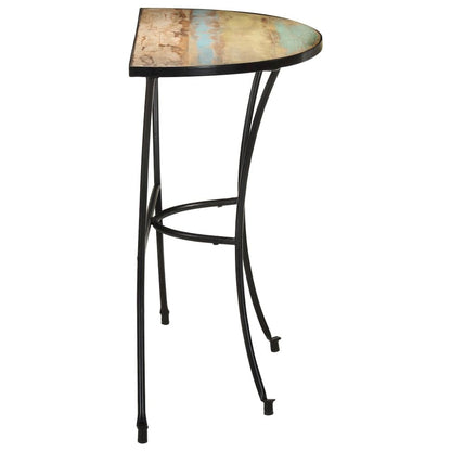vidaXL Side Table 43.3"x15.7"x30.3" Solid Reclaimed Wood
