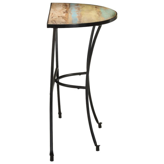 vidaXL Side Table 43.3"x15.7"x30.3" Solid Reclaimed Wood