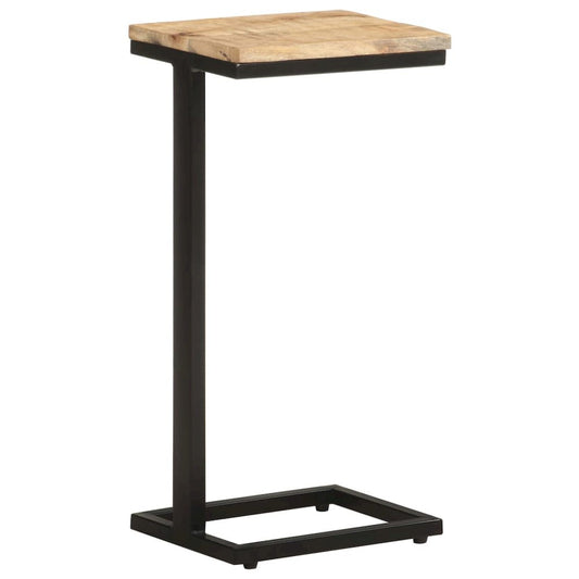vidaXL Side Tables 2 pcs 12.4"x9.6"x25.4" Rough Mango Wood