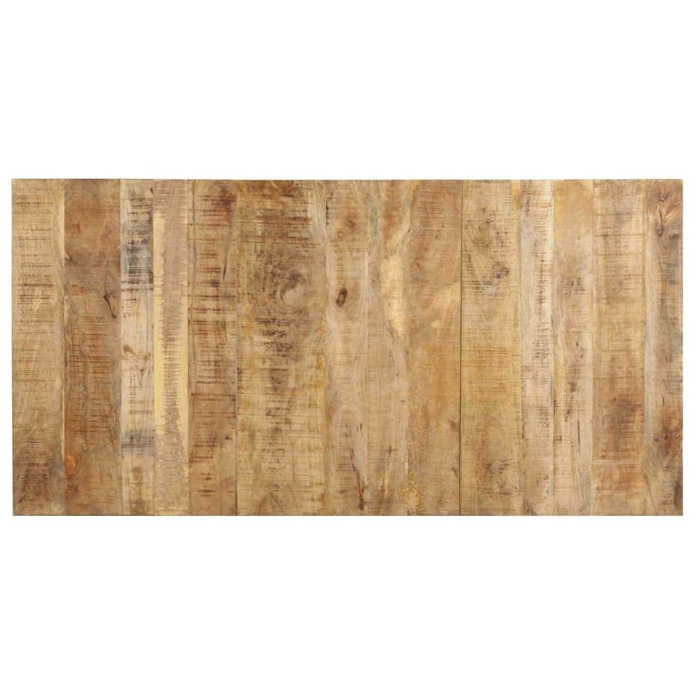 vidaXL Dining Table 70.9"x35.4"x29.9" Rough Mango Wood, 321975