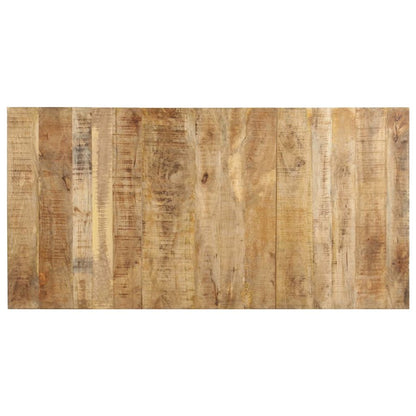 vidaXL Dining Table 70.9"x35.4"x29.9" Rough Mango Wood, 321975