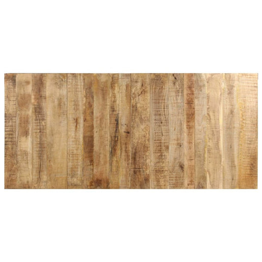 vidaXL Dining Table 86.6"x39.4"x29.9" Rough Mango Wood