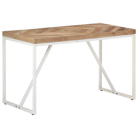 vidaXL Dining Table 47.2"x23.6"x29.9" Solid Acacia and Mango Wood, 323545