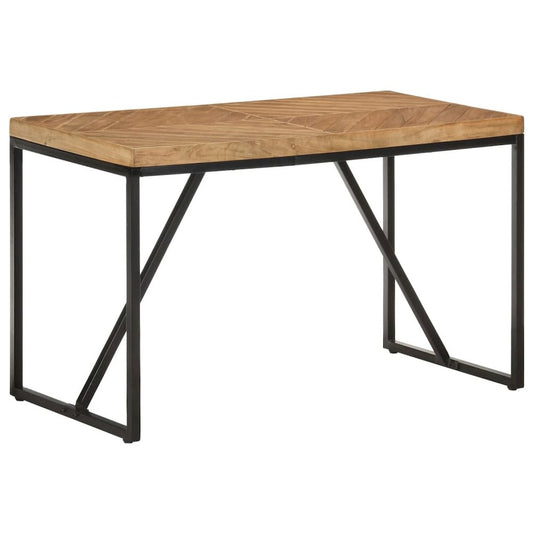 vidaXL Dining Table 47.2"x23.6"x29.9" Solid Acacia and Mango Wood, 323546