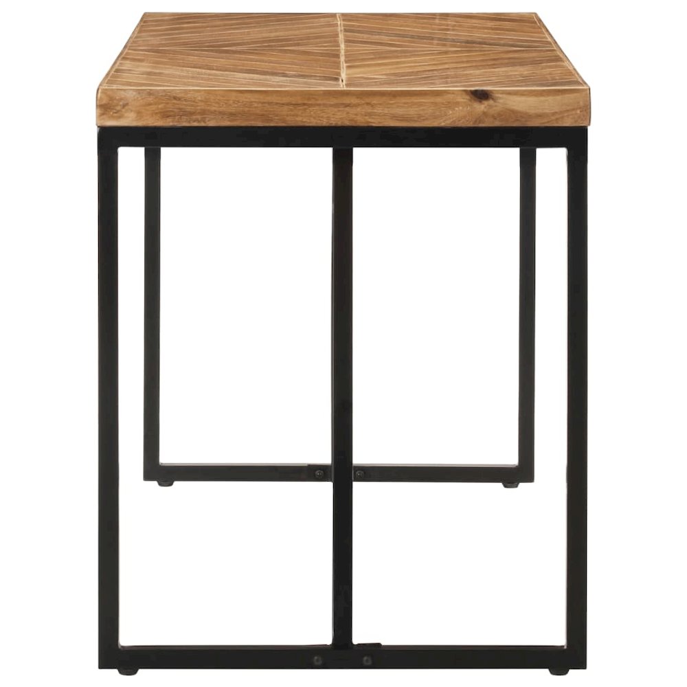 vidaXL Dining Table 47.2"x23.6"x29.9" Solid Acacia and Mango Wood, 323546