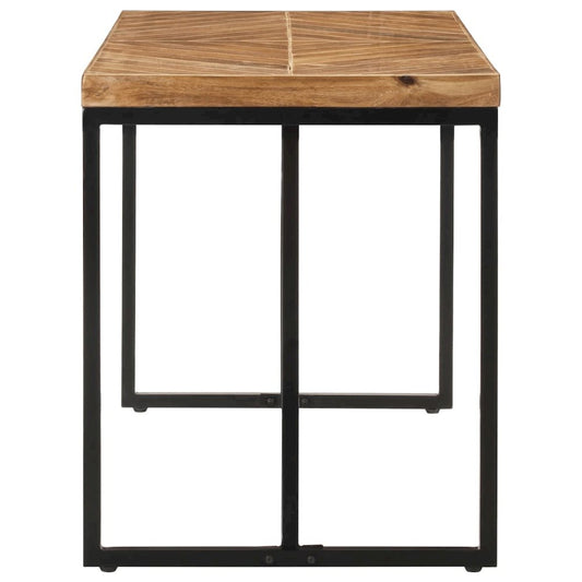 vidaXL Dining Table 47.2"x23.6"x29.9" Solid Acacia and Mango Wood, 323546