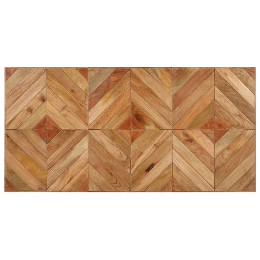 vidaXL Dining Table 55.1"x27.6"x29.9" Solid Acacia and Mango Wood