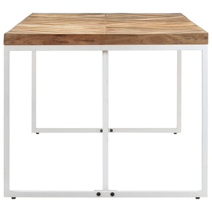 vidaXL Dining Table 70.9"x35.4"x29.9" Solid Acacia and Mango Wood, 323551
