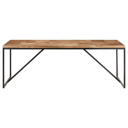 vidaXL Dining Table 78.7"x35.4"x29.9" Solid Acacia and Mango Wood, 323554