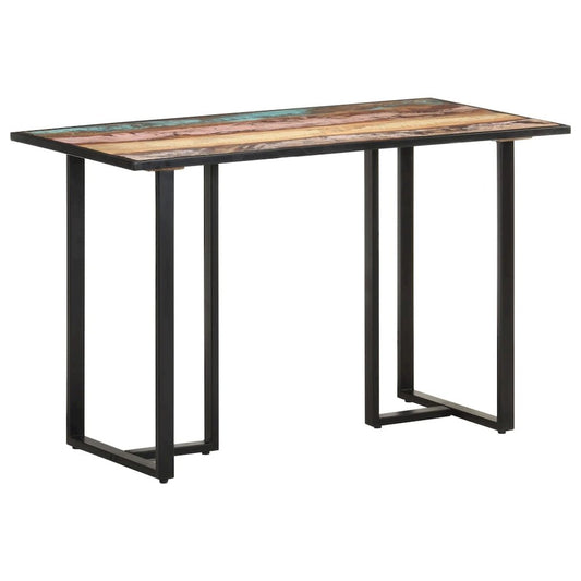 vidaXL Dining Table 47.2" Solid Reclaimed Wood 0690