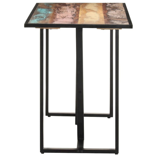 vidaXL Dining Table 47.2" Solid Reclaimed Wood 0690